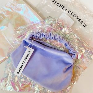 🆕 Stoney Clover Lane Scrunchie Purse in Lilac (velvet)